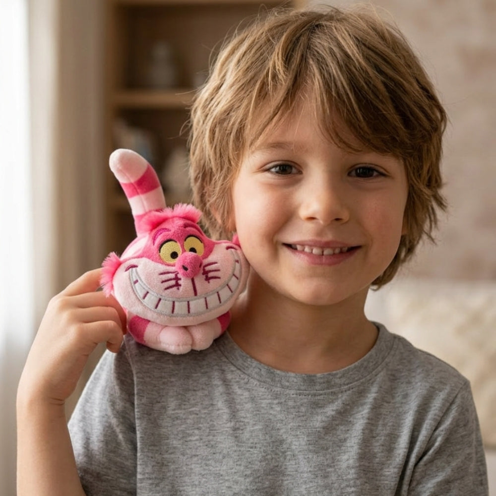 Peluche magnetico da spalla Stregatto Alice nel Paese delle Meraviglie