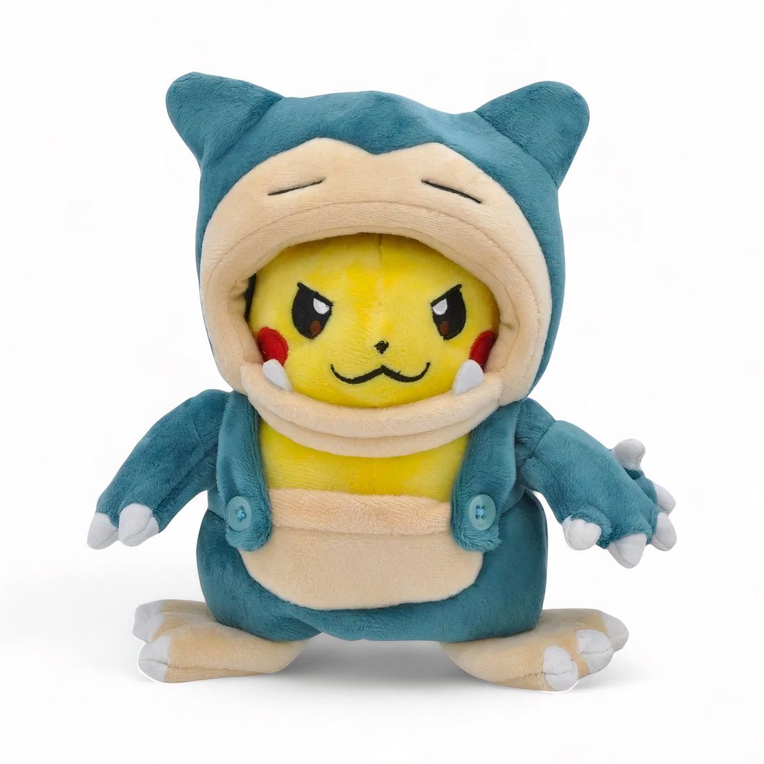 Peluche Pokémon – Pikachu travestito da Snorlax