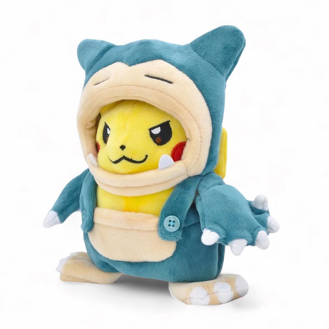 Peluche Pokémon – Pikachu travestito da Snorlax