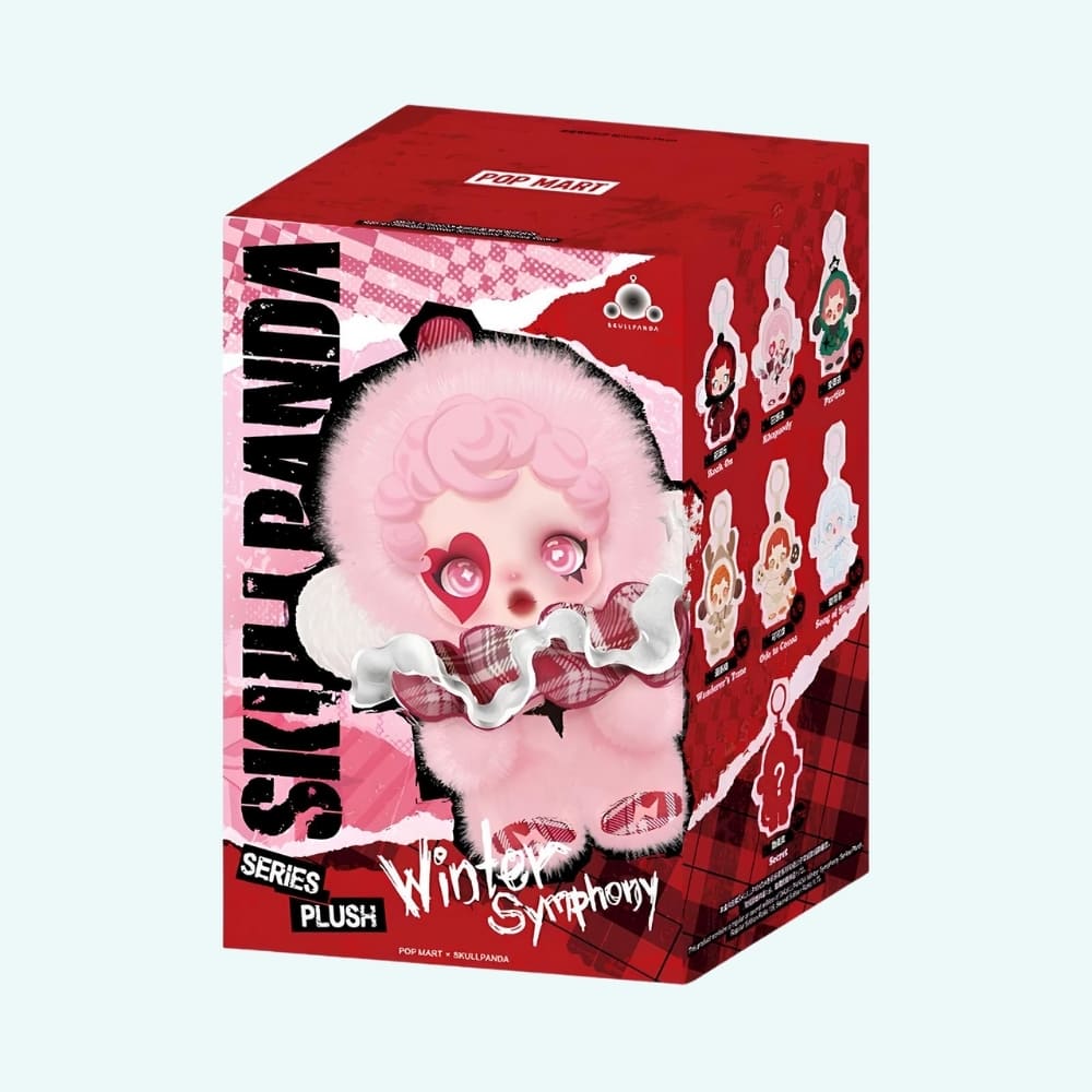 Blind box peluche stile Skullpanda Winter Symphony