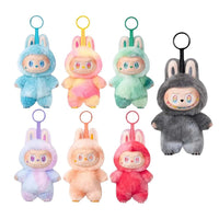 Blind box peluche stile Labubu arcobaleno (non ufficiale)