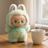 Blind box peluche stile Labubu arcobaleno (non ufficiale)