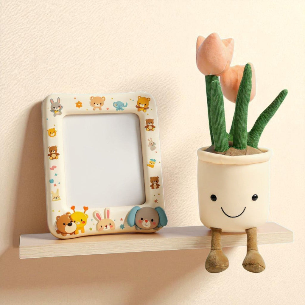 Peluche pianta kawaii tulipani in vaso