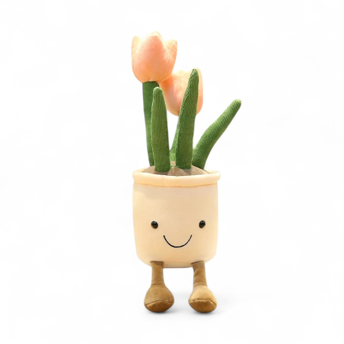 Peluche pianta kawaii tulipani in vaso