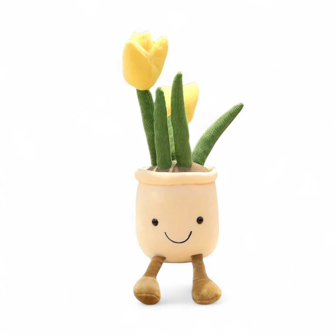 Peluche pianta kawaii tulipani in vaso