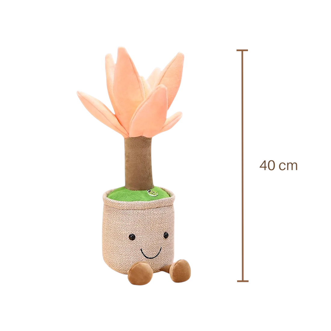 Peluche pianta kawaii yucca in vaso