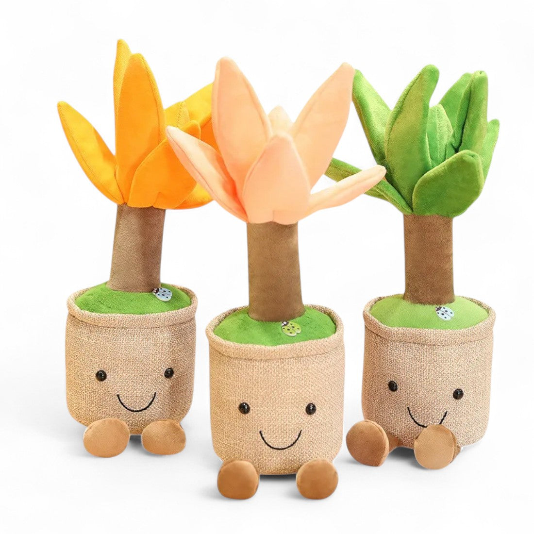 Peluche pianta kawaii yucca in vaso