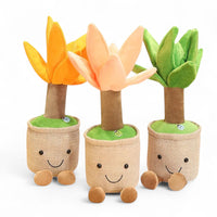 Peluche pianta kawaii yucca in vaso