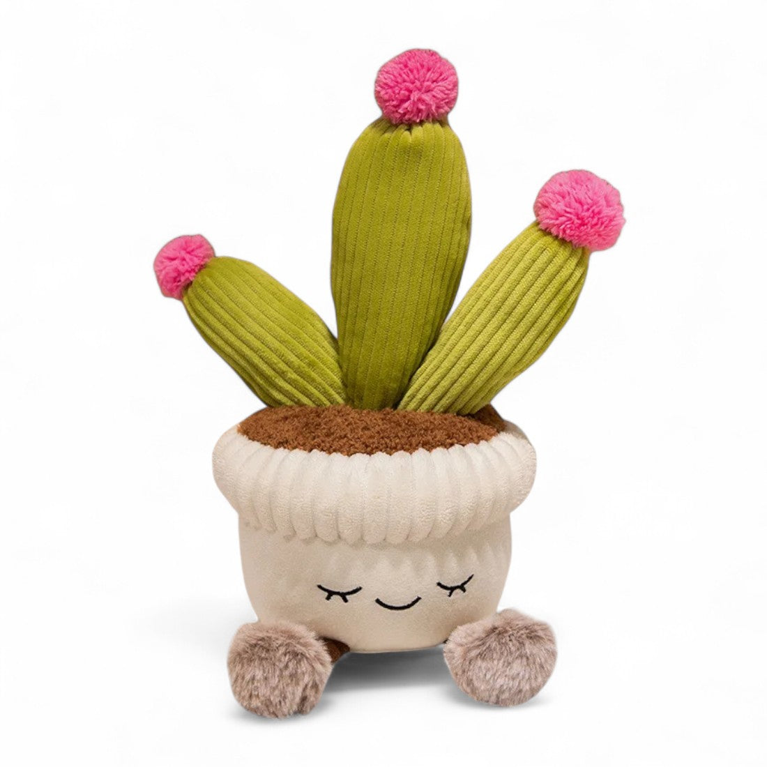 Peluche kawaii pianta in vaso tondo