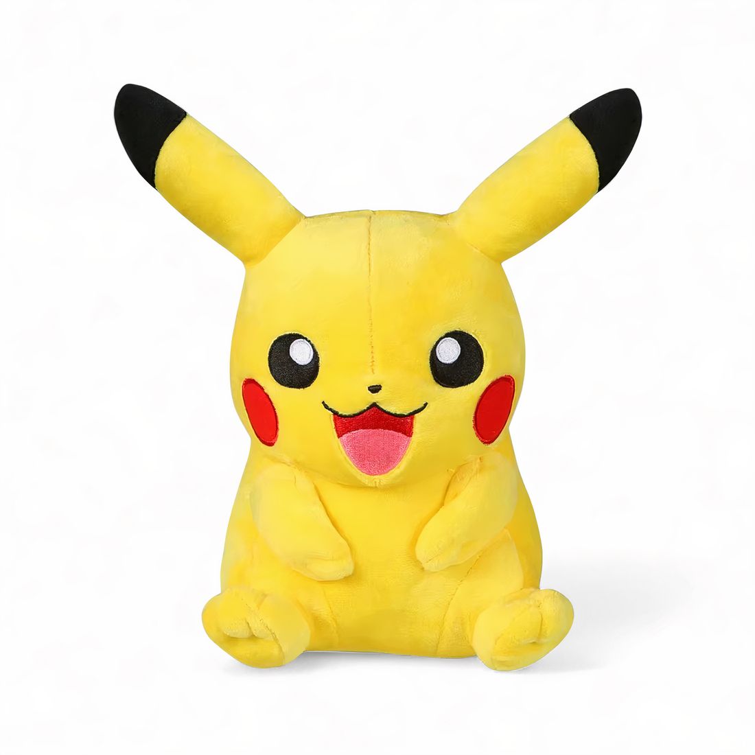 Peluche pokémon - Pikachu seduto sorriso gioioso