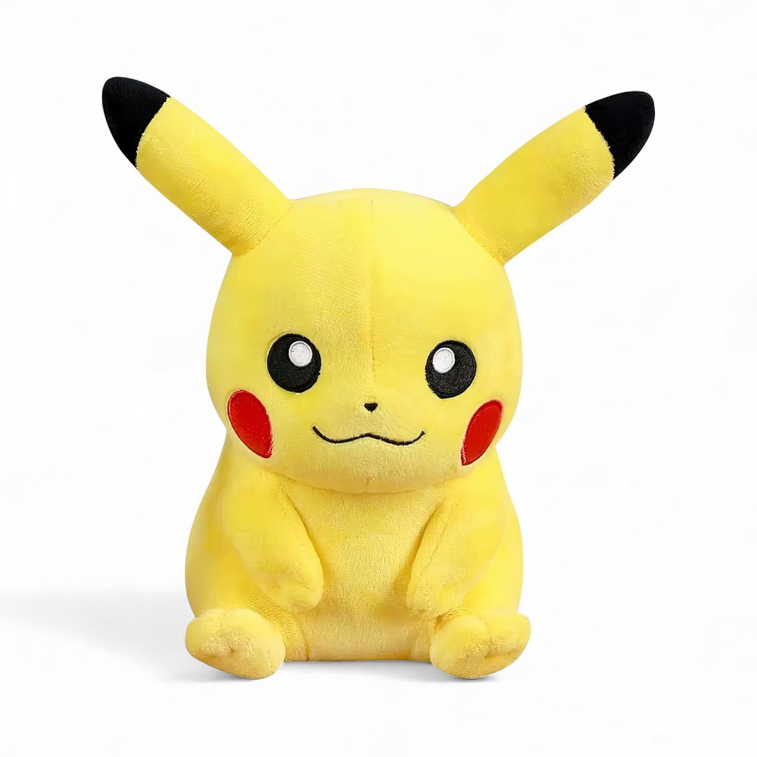 Peluche pokémon - Pikachu seduto sorriso gioioso