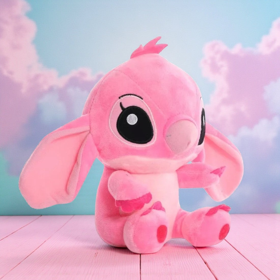 Peluche Angel rosa tenero