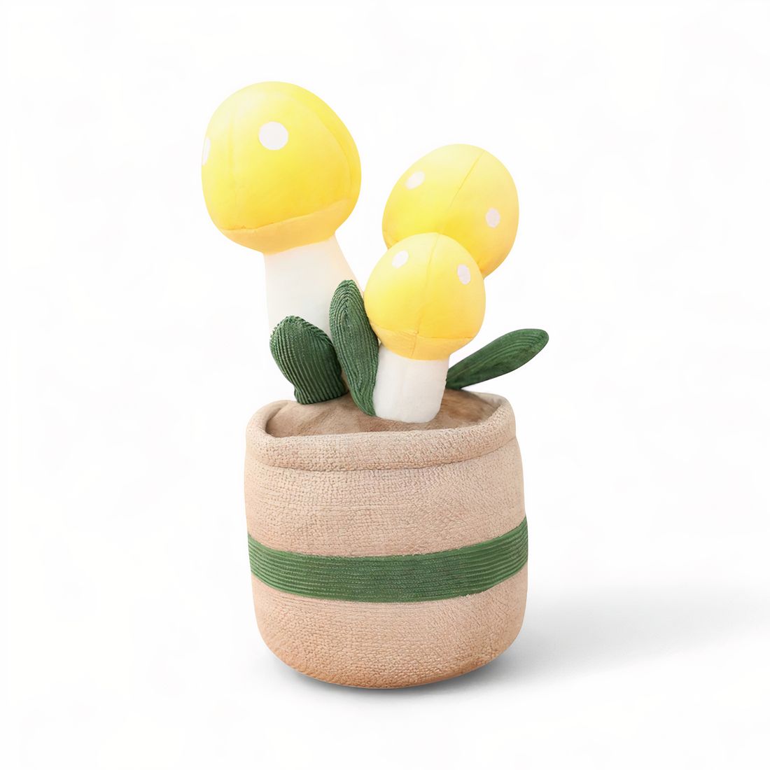Peluche pianta kawaii fungo decorativo morbido