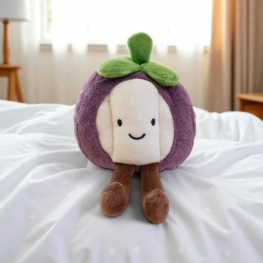 Peluche frutta kawaii mangostano ammaliante