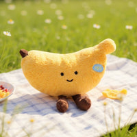 Peluche frutta kawaii banana gioviale
