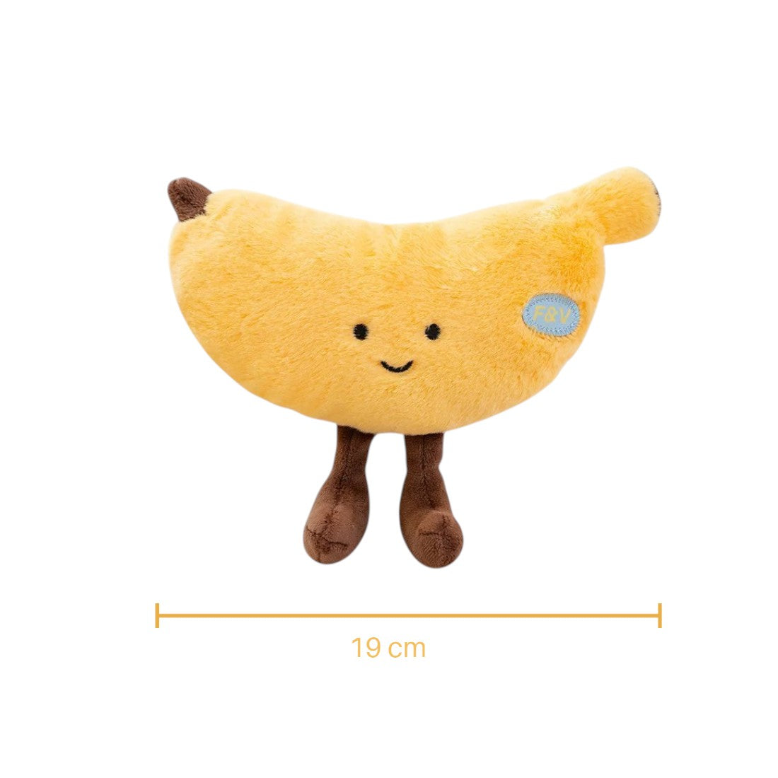 Peluche frutta kawaii banana gioviale