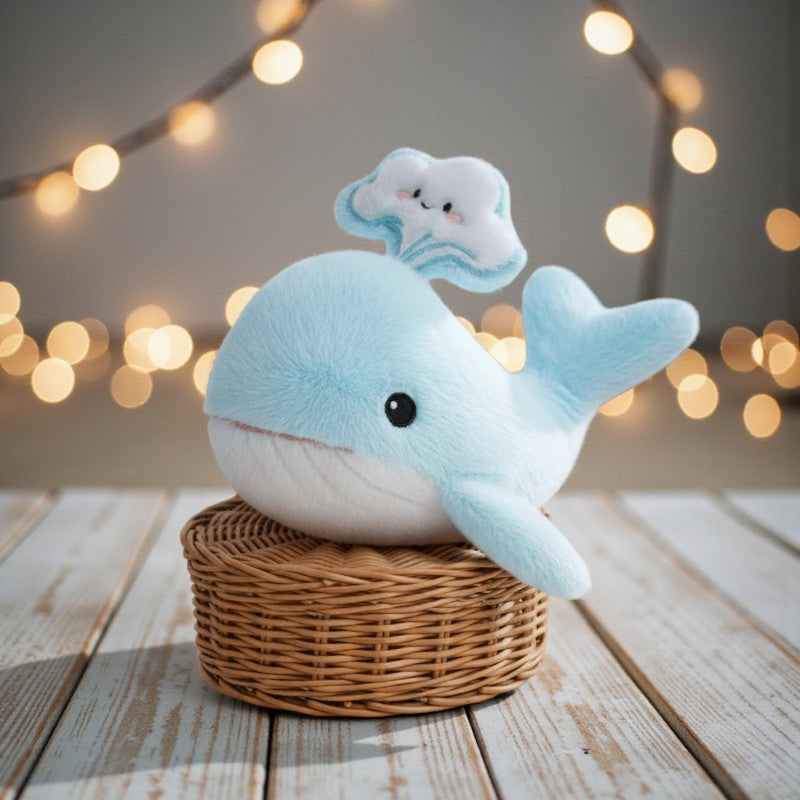 Peluche balena blu adorabile e morbidissimo