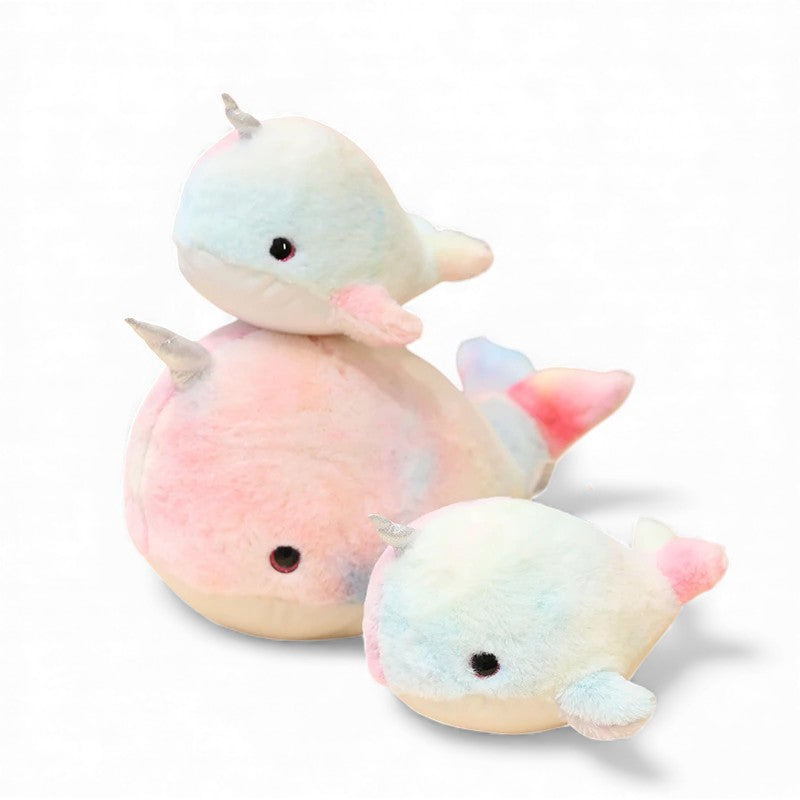 Peluche narvalo pastello fatato
