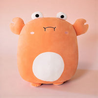 Cuscino peluche granchio buffo morbidissimo