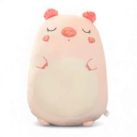 Cuscino peluche maialino rosa tutto morbido squishy