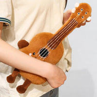 Peluche strumento kawaii chitarra sorridente