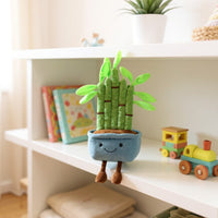 Peluche pianta kawaii bambù dolcezza zen