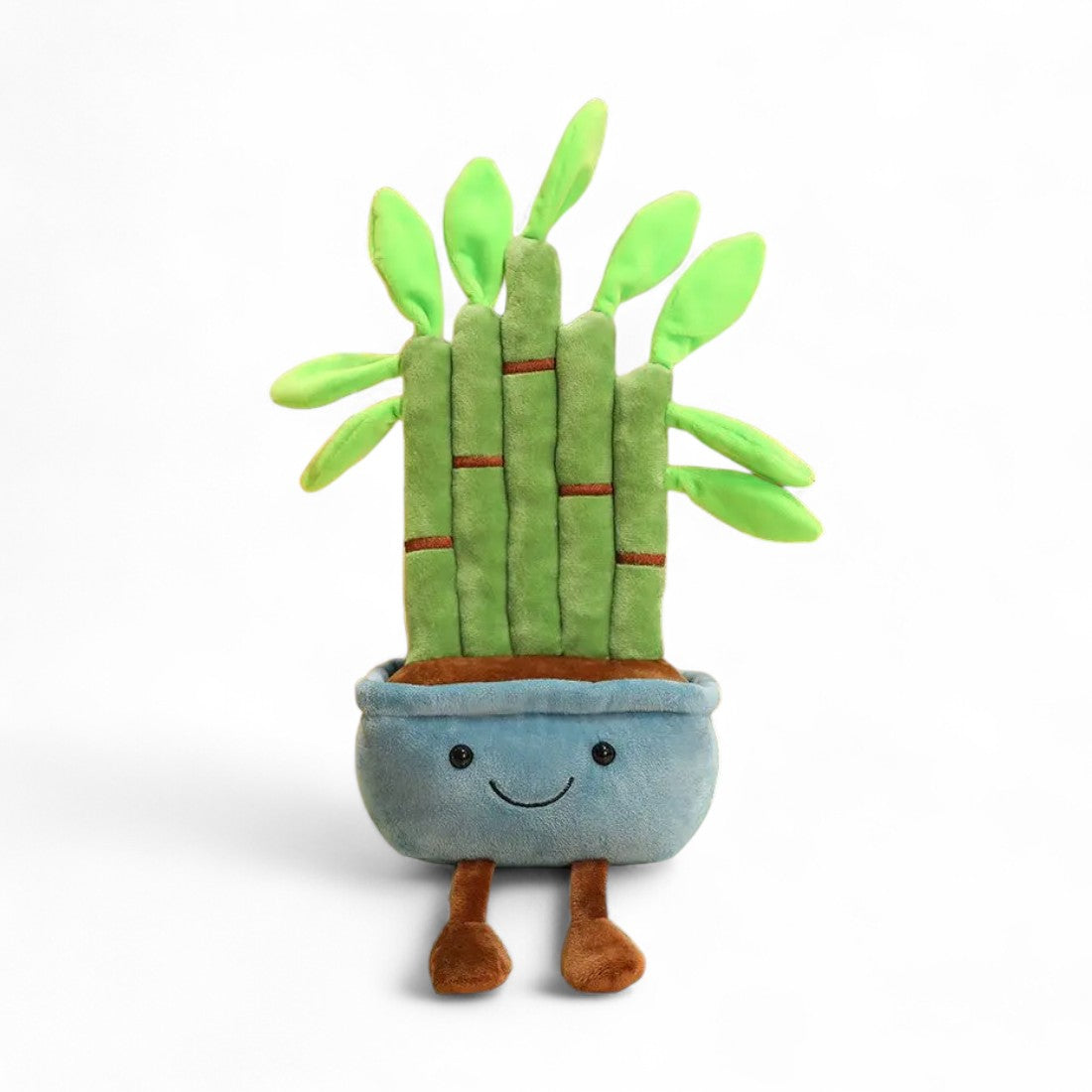 Peluche pianta kawaii bambù dolcezza zen