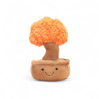 Peluche pianta kawaii bonsai sorriso tenero