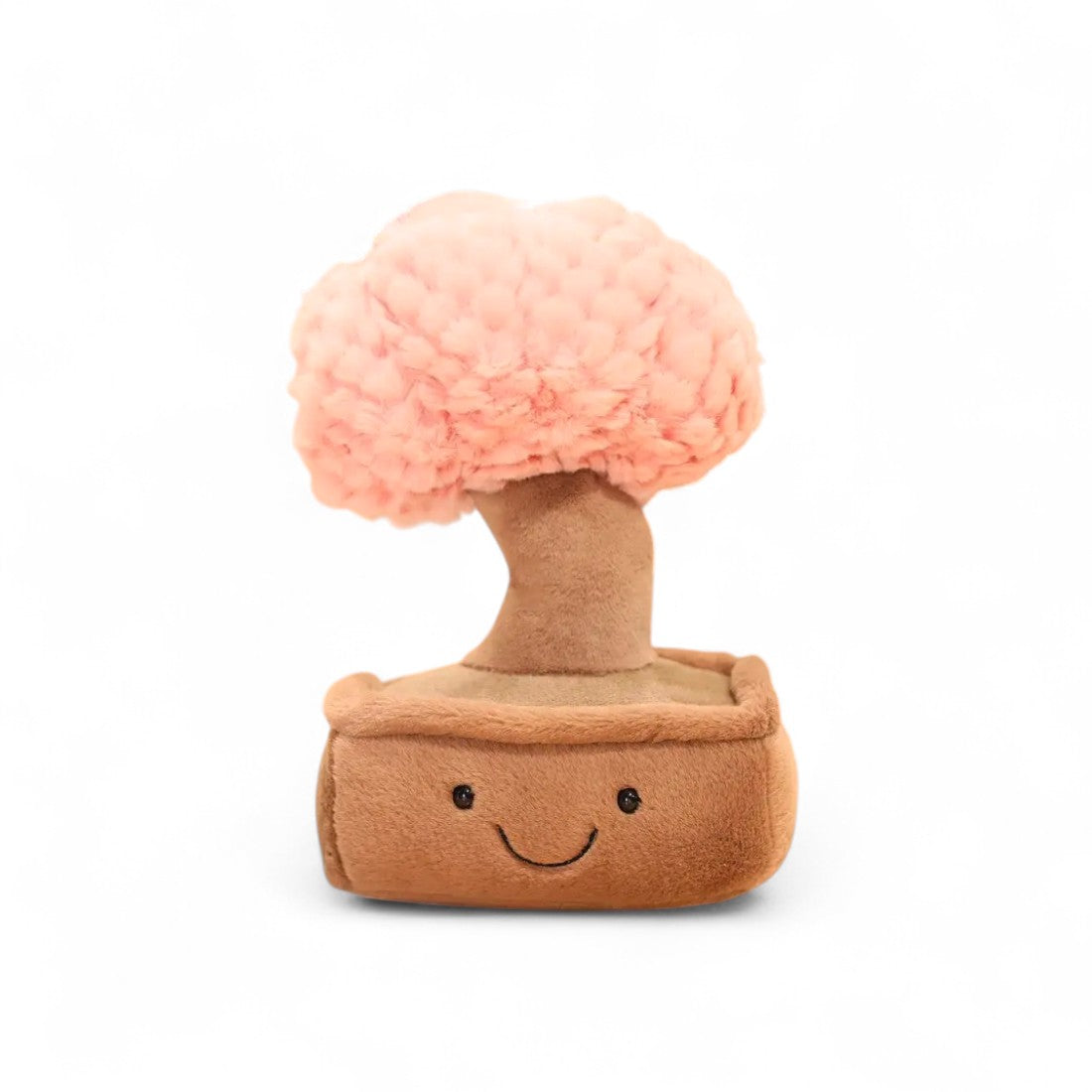 Peluche pianta kawaii bonsai sorriso tenero