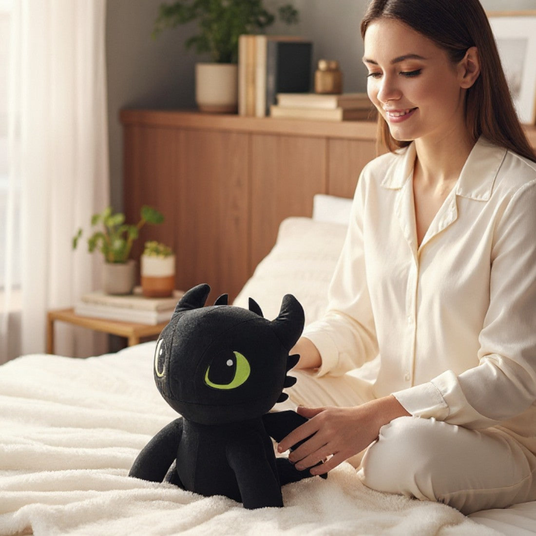 Peluche drago Sdentato espressione buffa