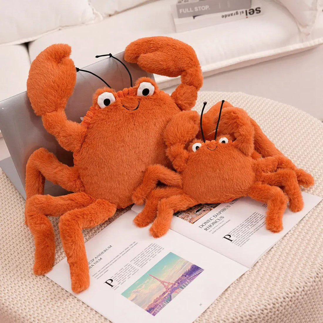 Peluche granchio tutto morbido