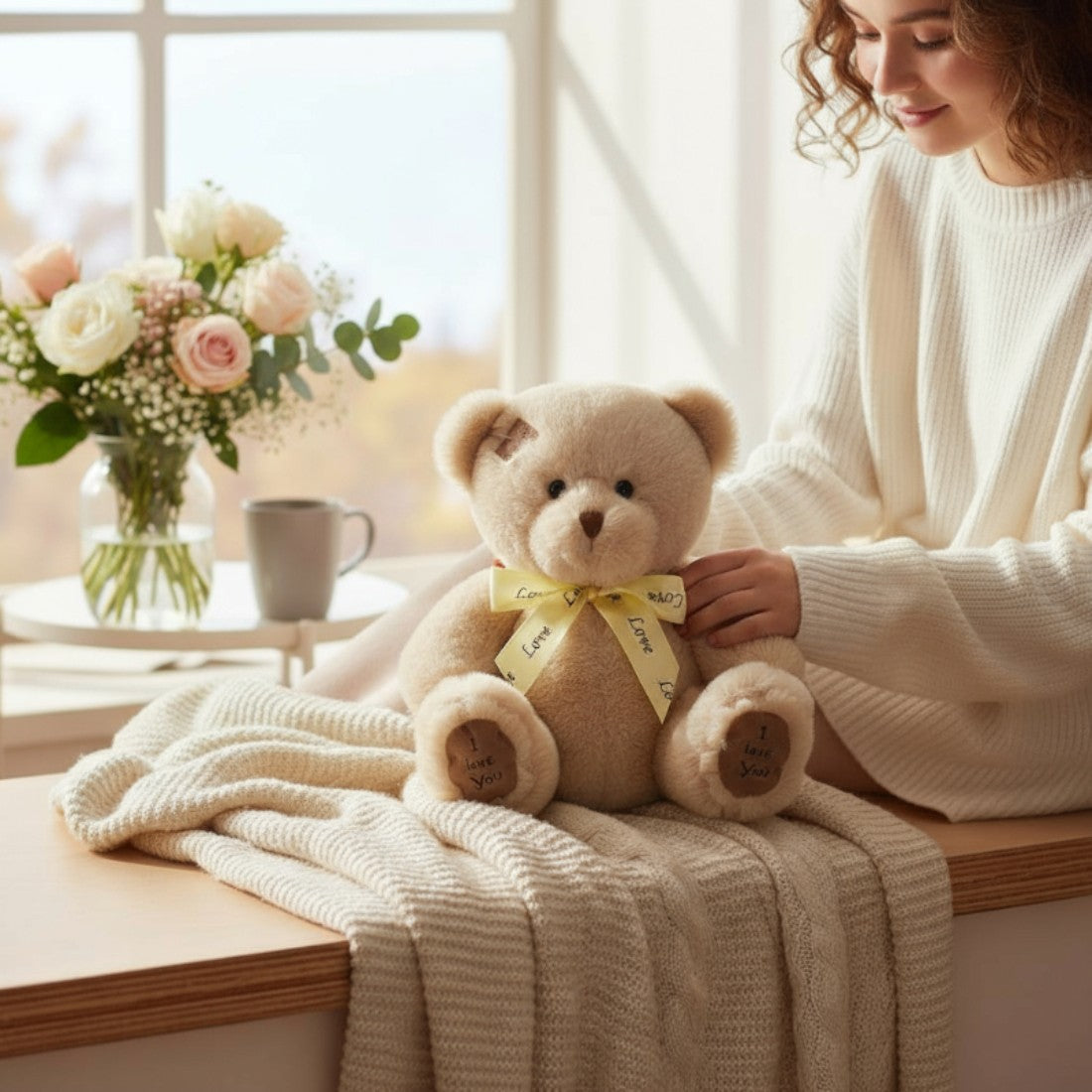 Orsetto di peluche « I love you »