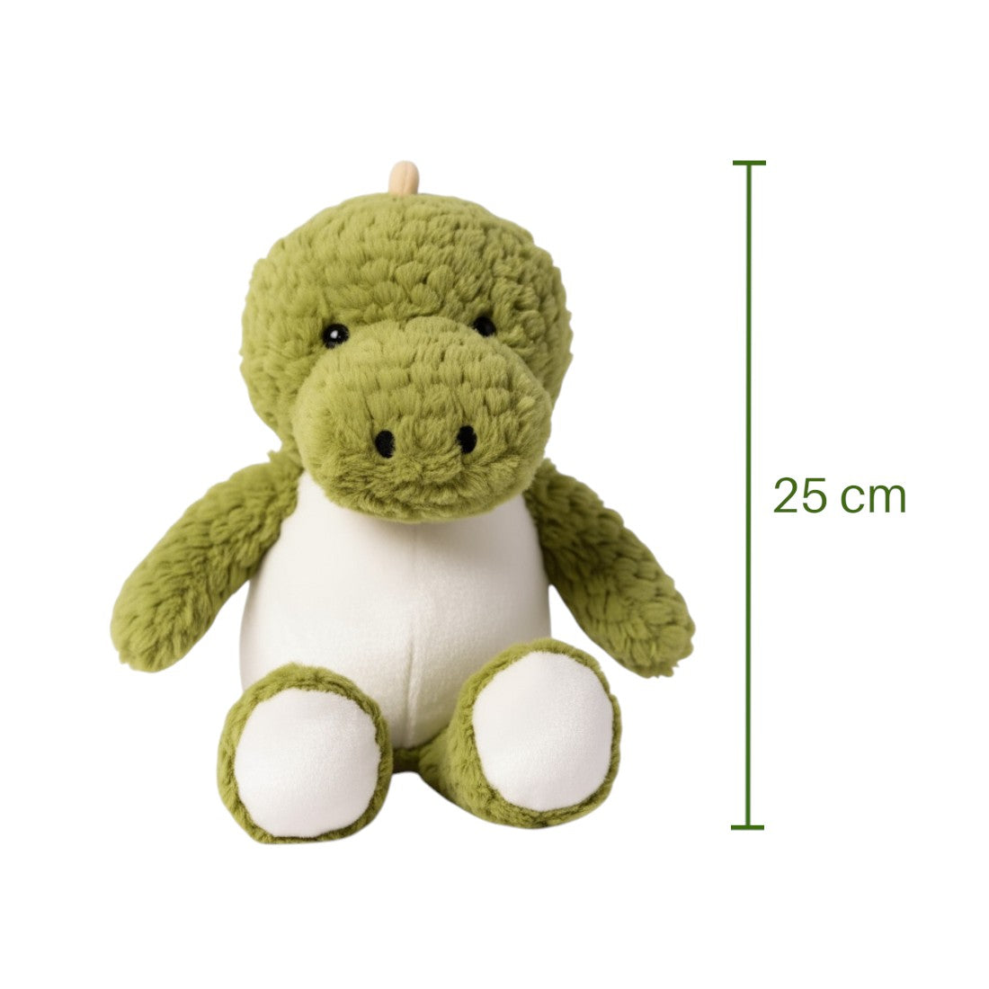 Peluche dinosauro verde doudou tenero