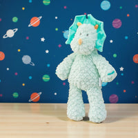 Peluche triceratopo blu carino