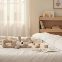 Peluche cane beige tutto morbido
