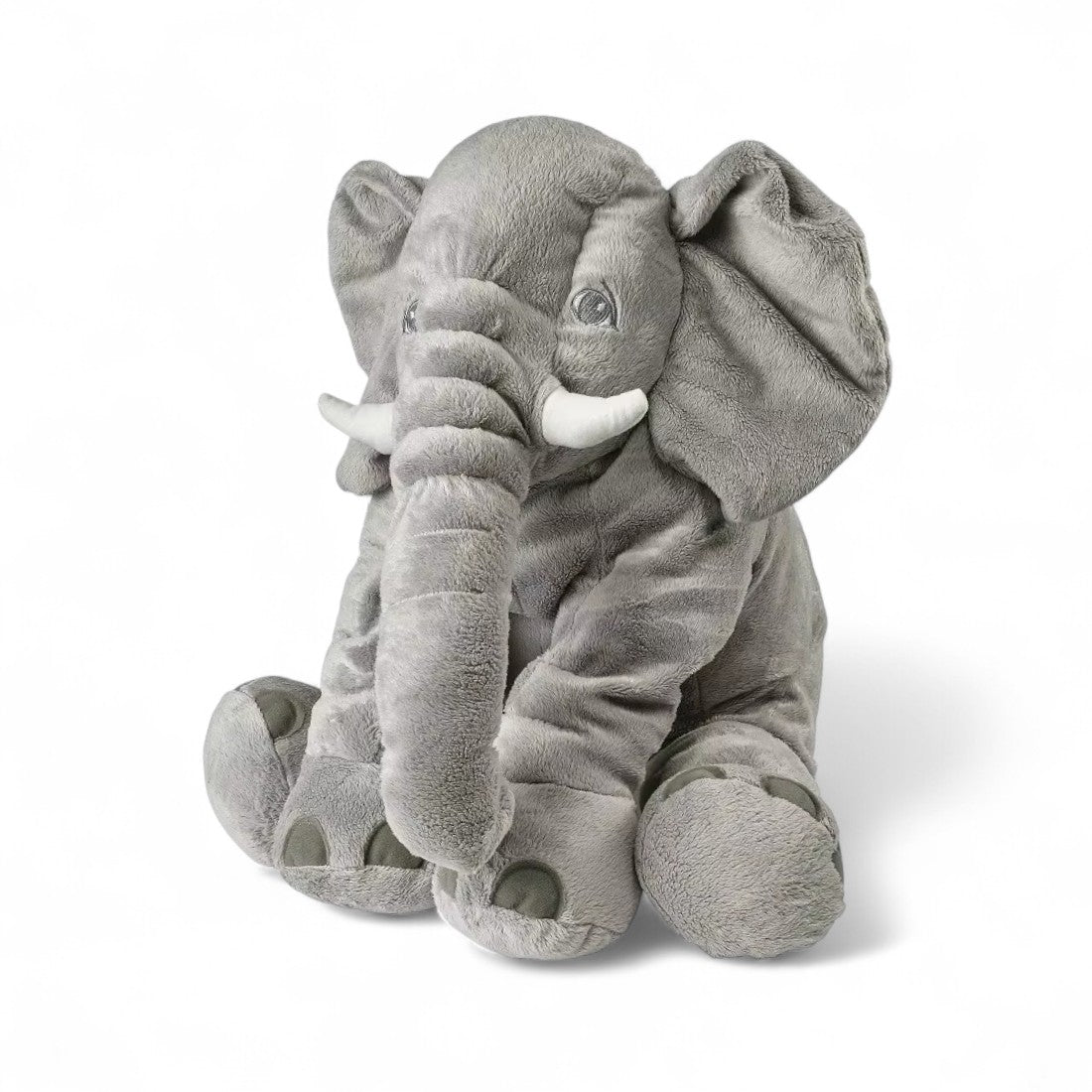 Peluche elefante grigio morbido 40 cm