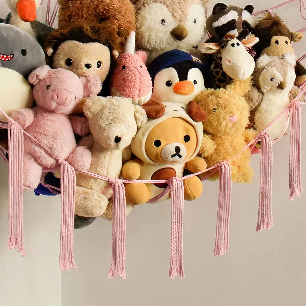 Amaca a rete sospesa per peluche