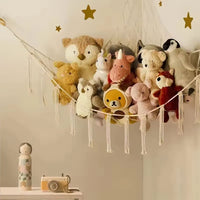 Amaca a rete sospesa per peluche