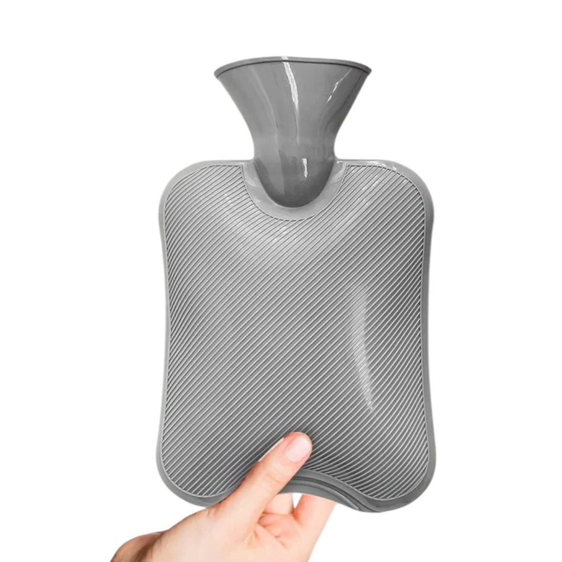 Borsa dell'acqua calda in peluche morbido con coniglietto