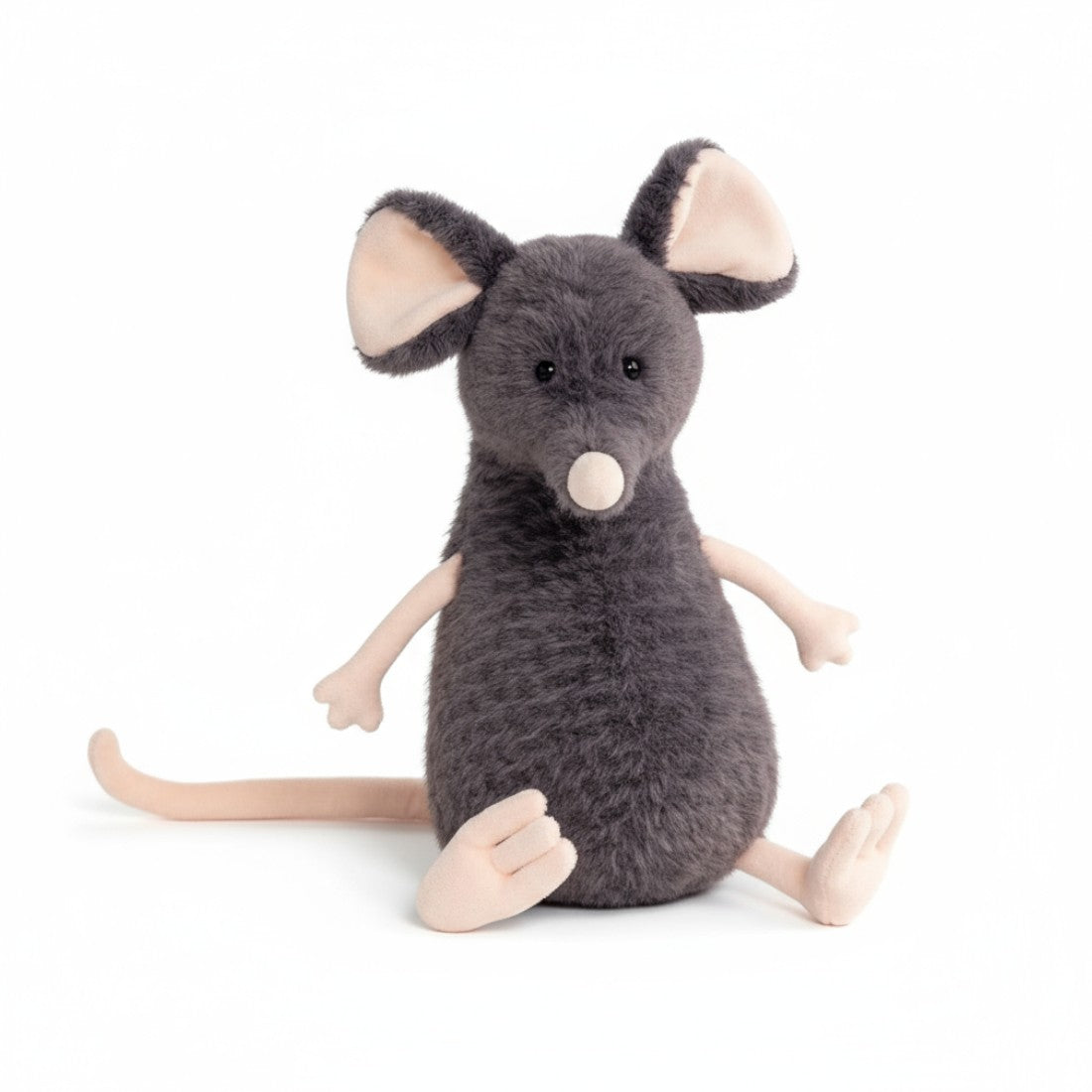 Peluche topo grigio esploratore