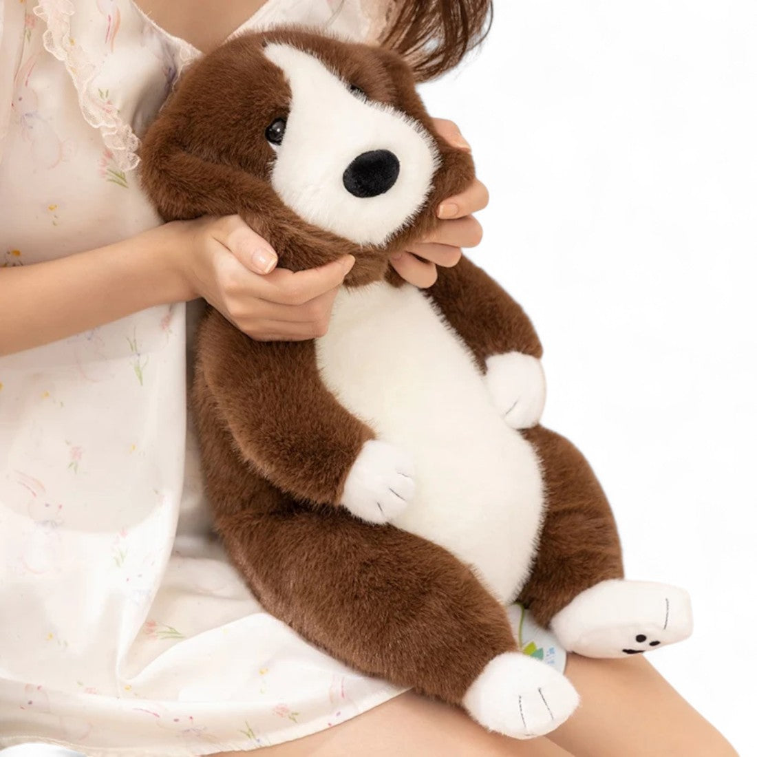 Peluche cane bassotto morbido dalle lunghe orecchie