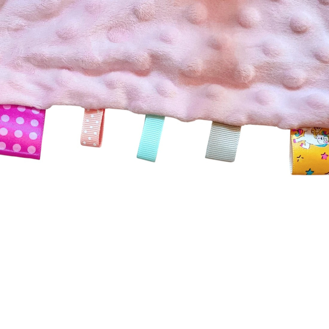 Doudou quadrato testa peluche topolino rosa pastello