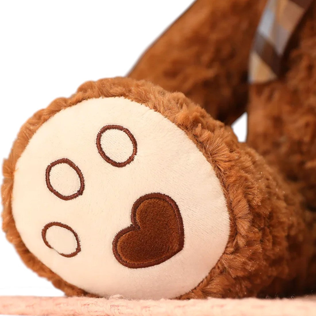 Peluche orso riccio tradizionale con fiocco retrò