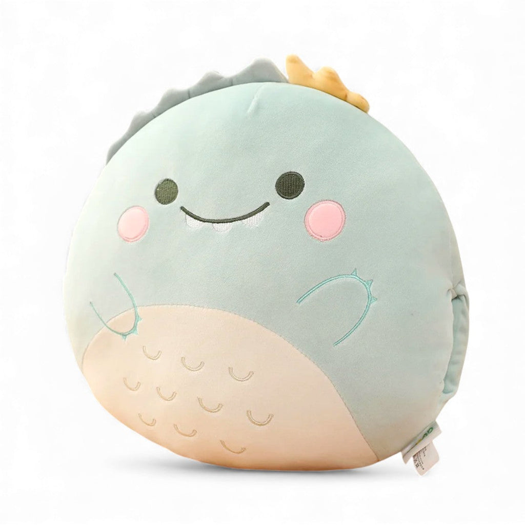 Peluche cuscino rotondo stile Squishmallow