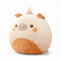 Peluche cuscino rotondo stile Squishmallow