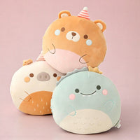 Peluche cuscino rotondo stile Squishmallow