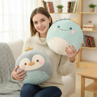 Peluche cuscino rotondo stile Squishmallow