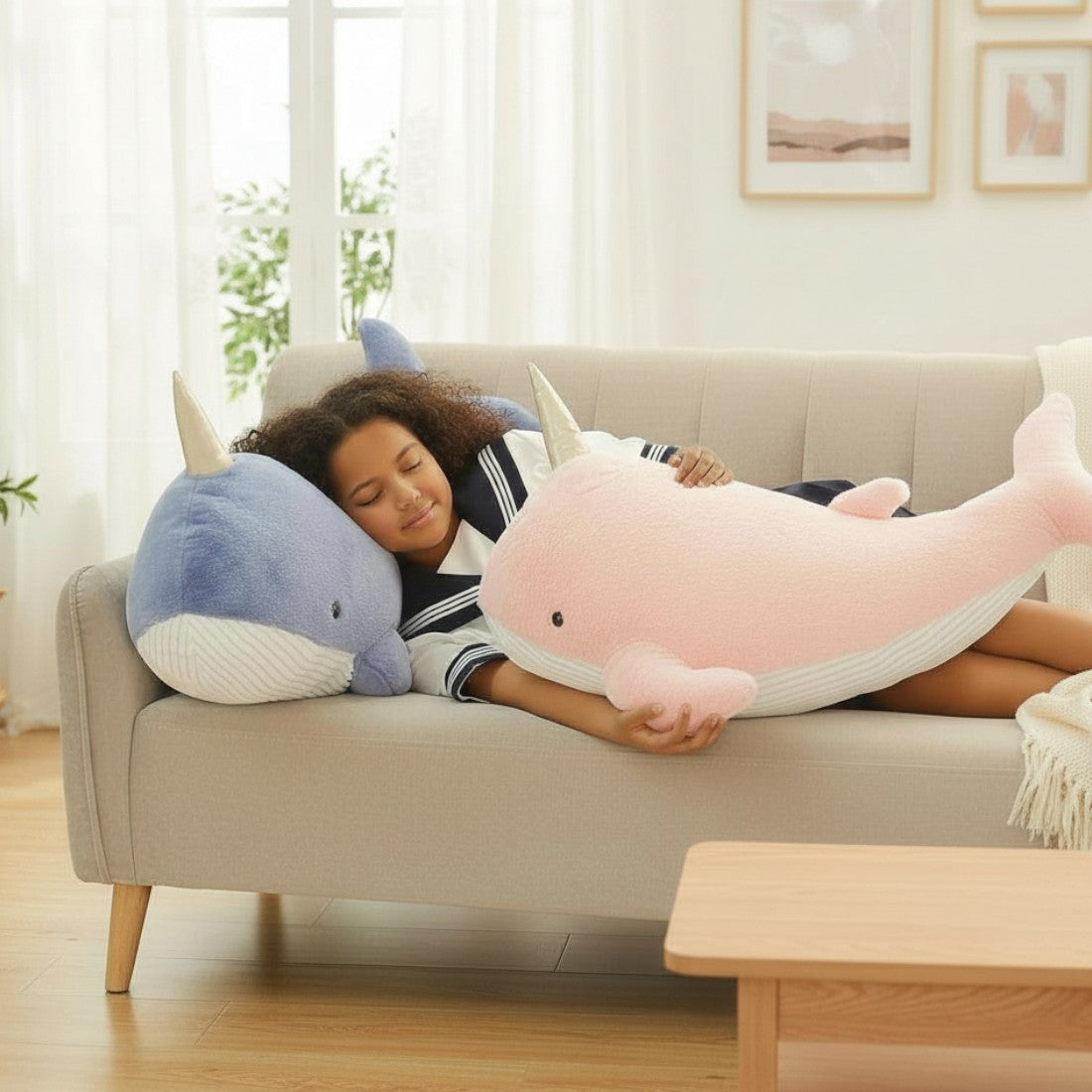 Peluche balena magica gigante