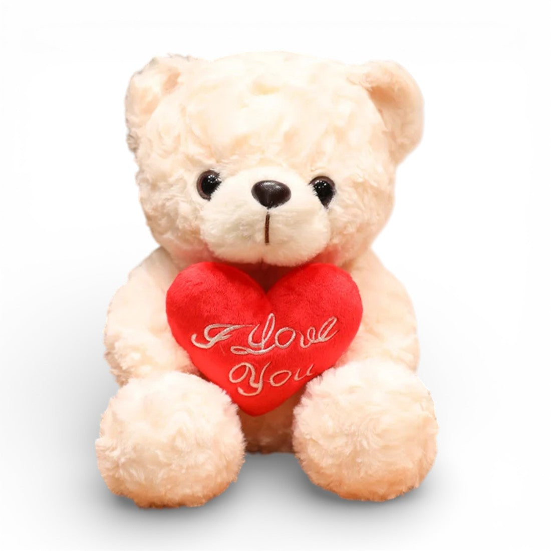 Peluche orso romantico con un cuore rosso