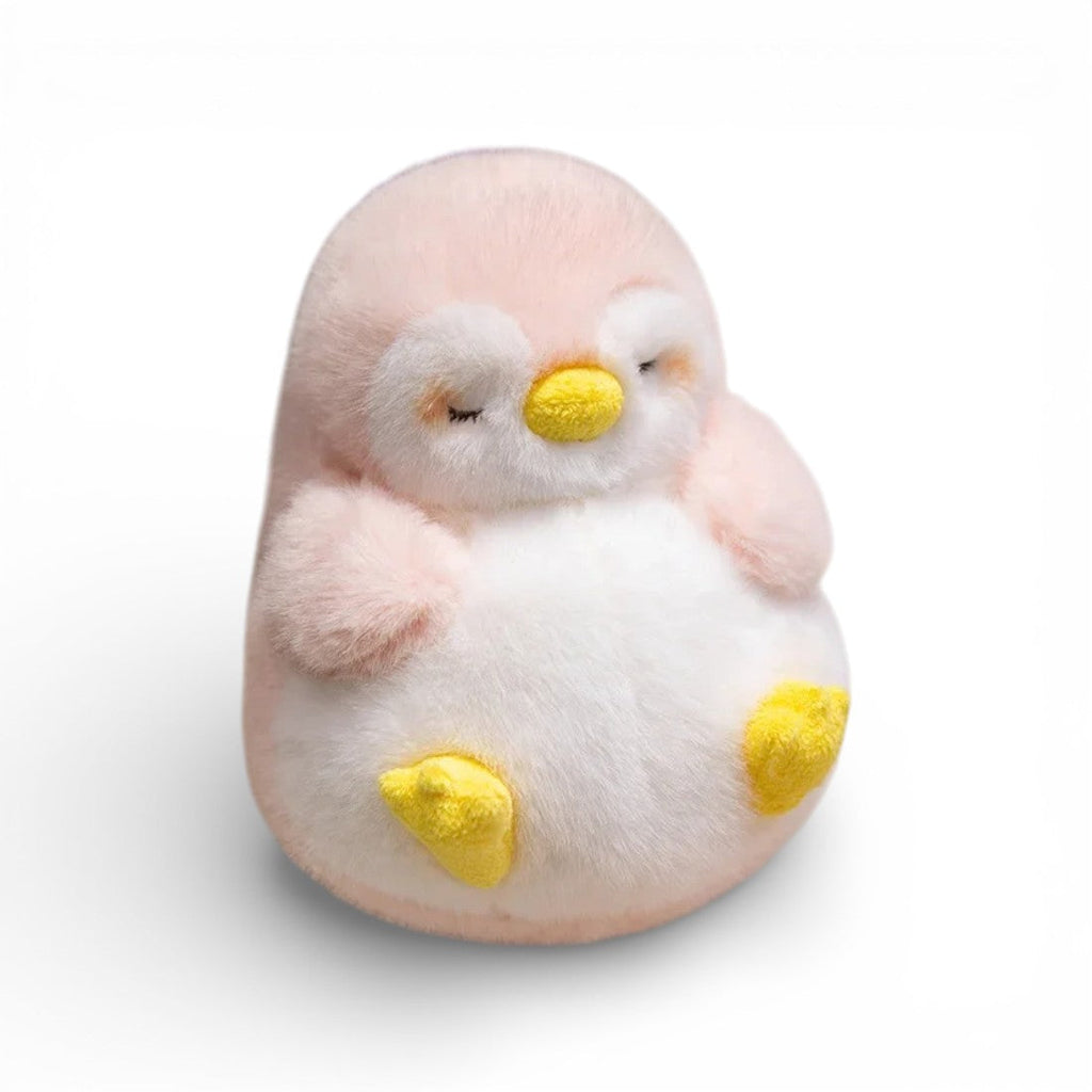Peluche pinguino morbido addormentato